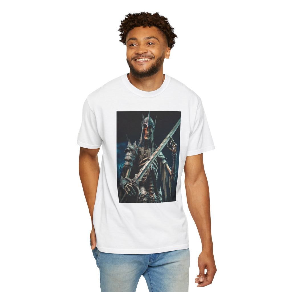 Unisex Skeletal Warrior Graphic Printed T-shirt