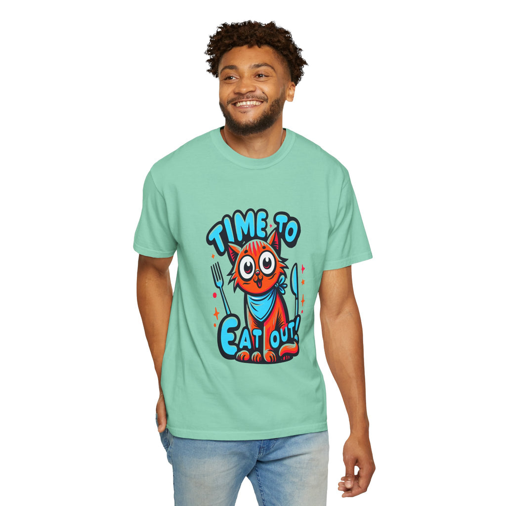 Unisex Time to Eat Out Graphic Printed T-shirt