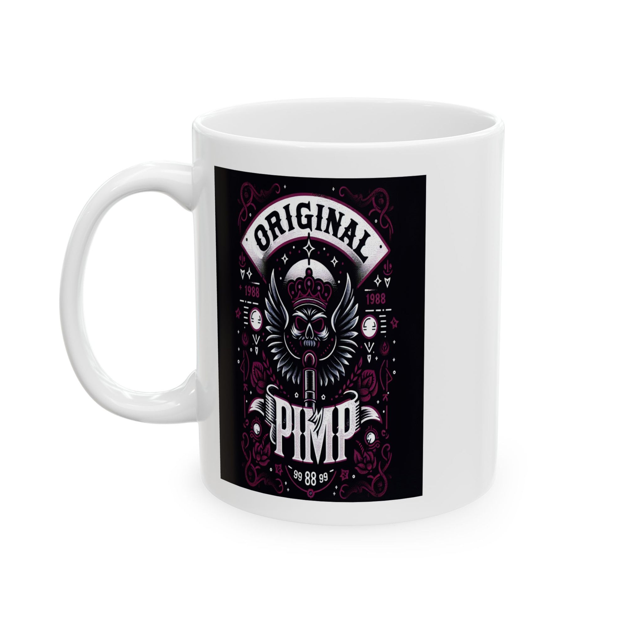 Original Pimp Ceramic Mug, (11oz)