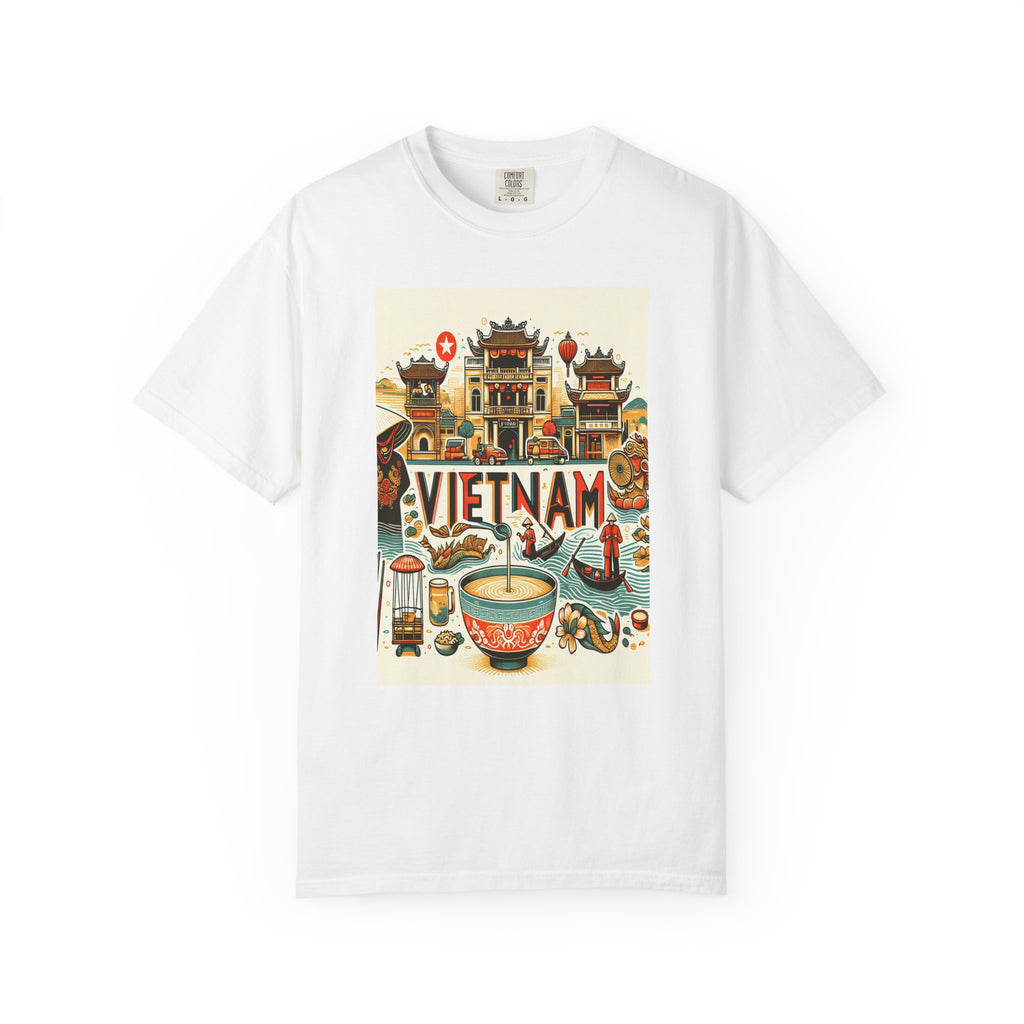 Unisex Vietnam Printed T-shirt