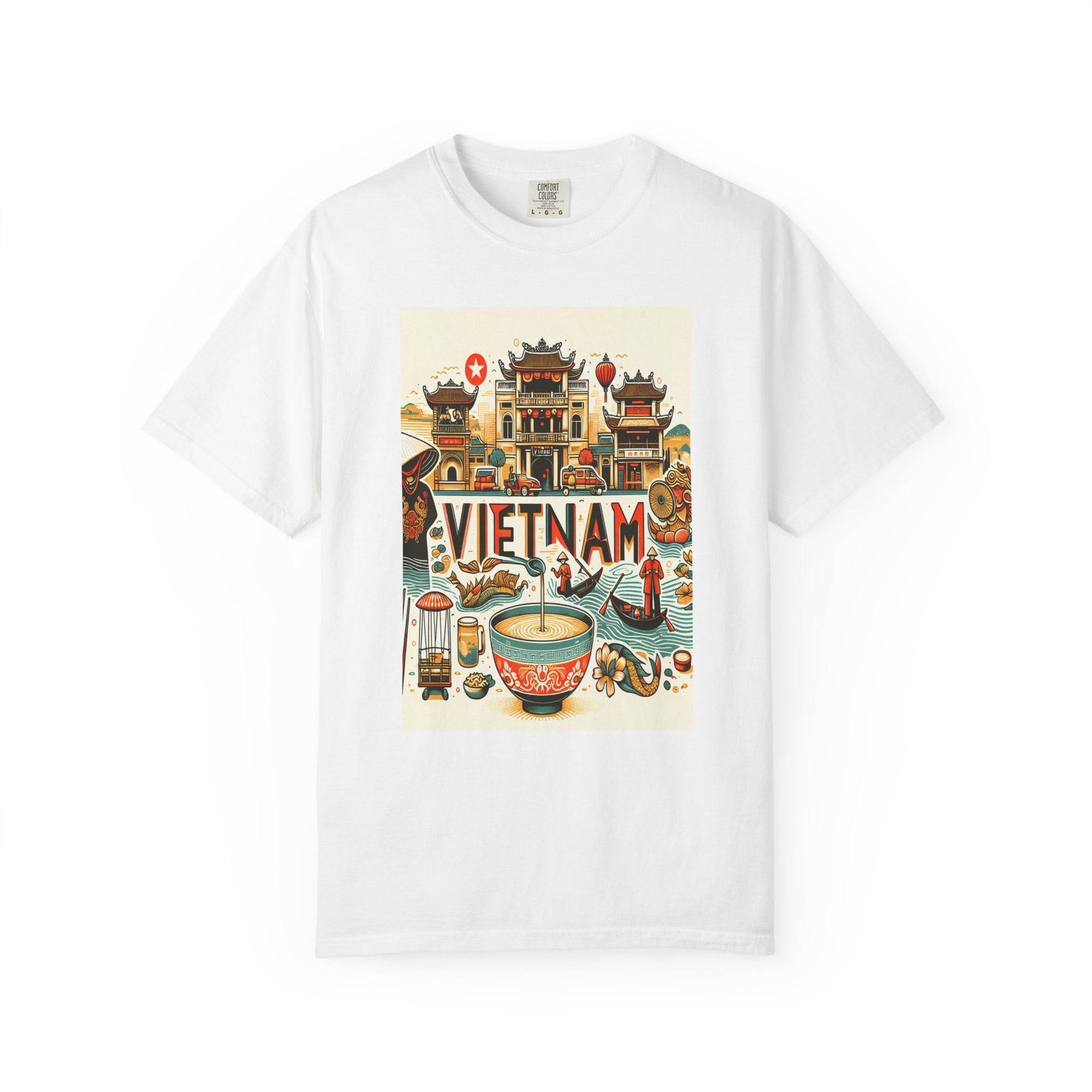 Unisex Vietnam Printed T-shirt