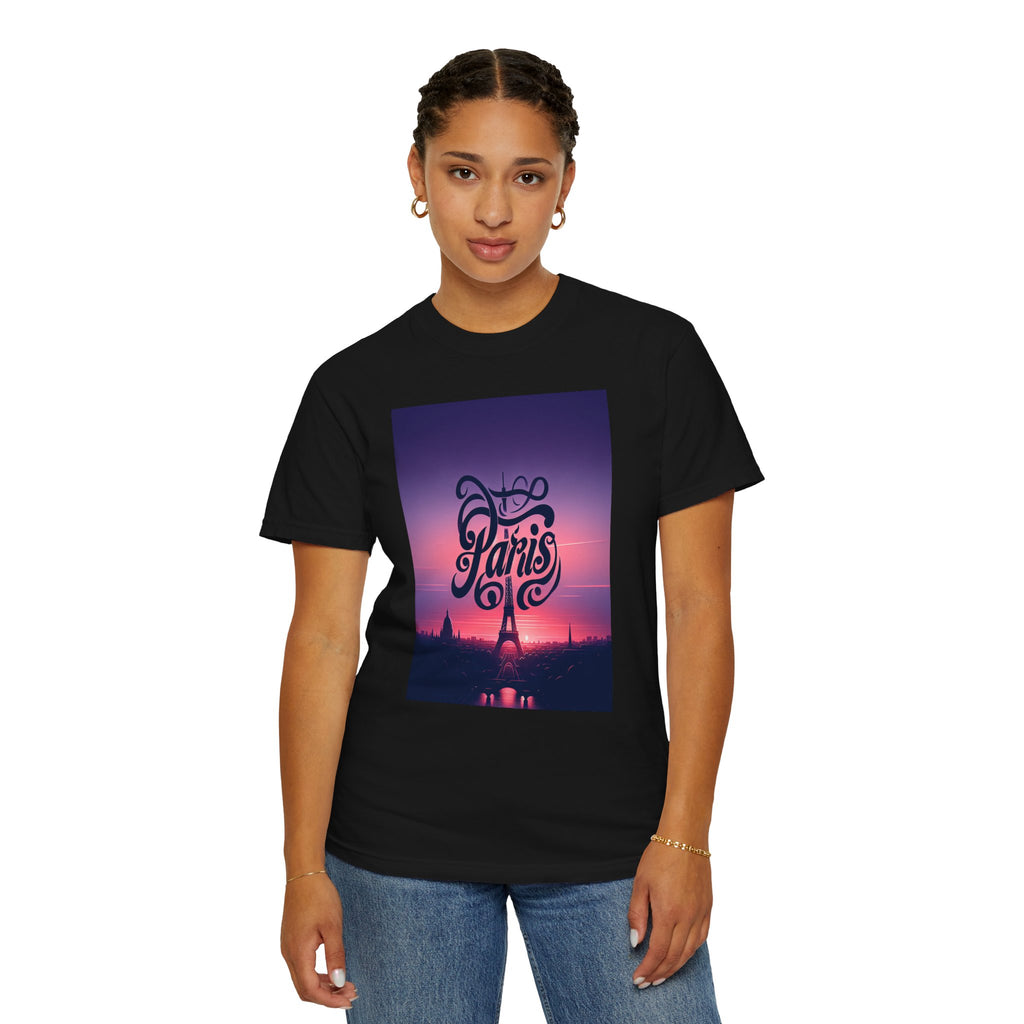 Unisex Paris Printed T-shirt