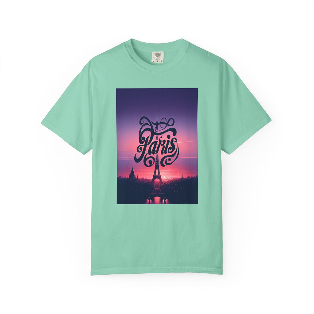 Unisex Paris Printed T-shirt