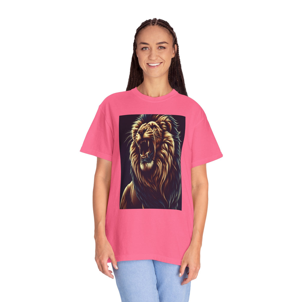 Unisex Lion Printed T-shirt