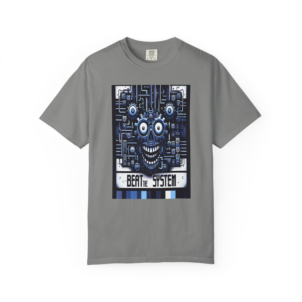 Unisex Beat the System Graphic Printed T-shirt