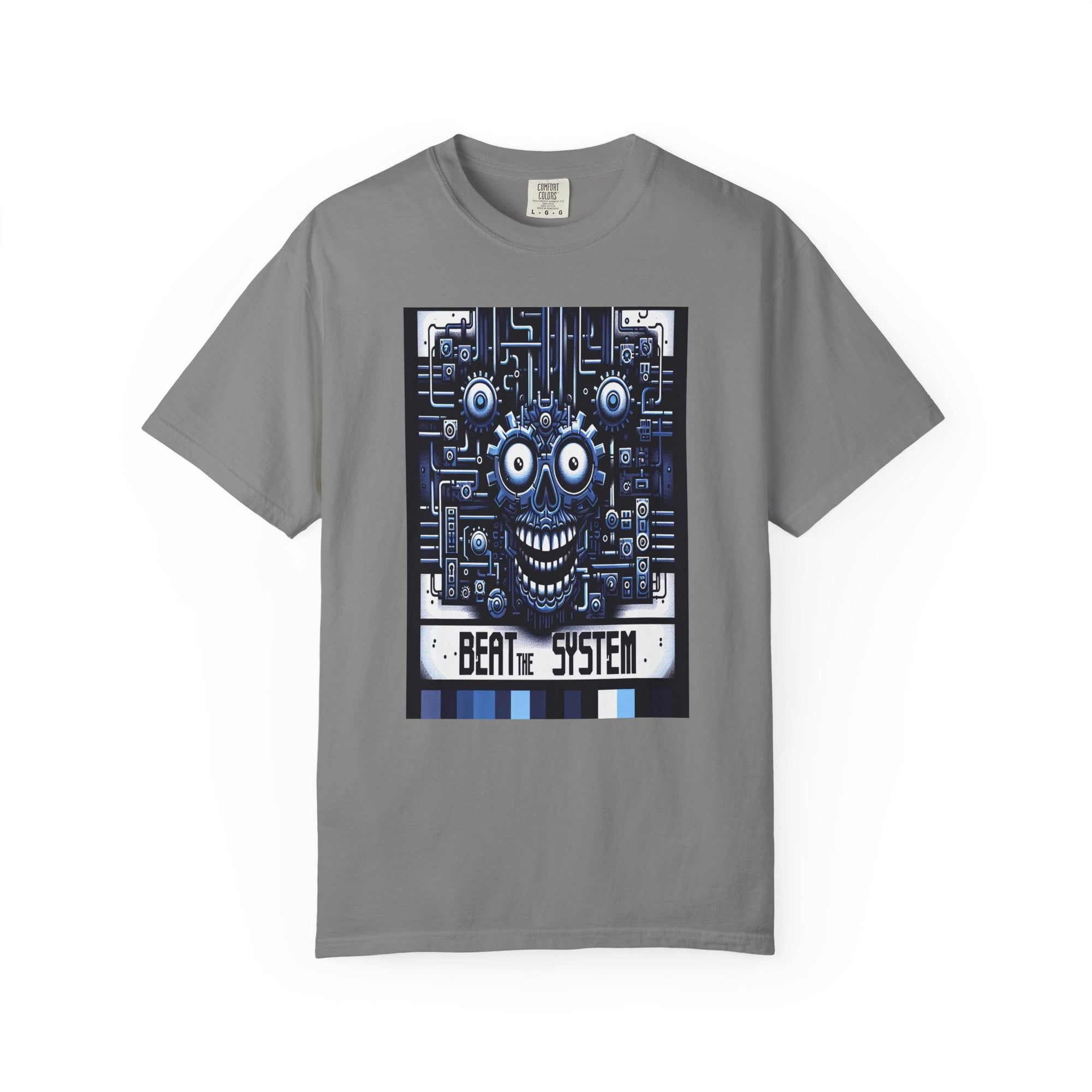 Unisex Beat the System Graphic Printed T-shirt