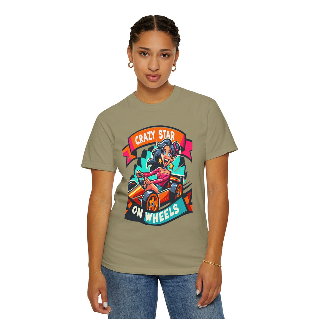 Unisex Crazy Star Graphic Printed T-shirt