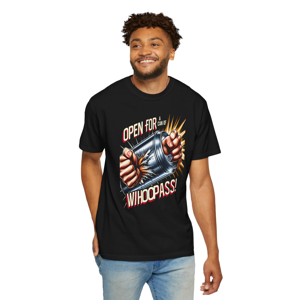 Unisex Can of Whoopass Graphic Printed T-shirt