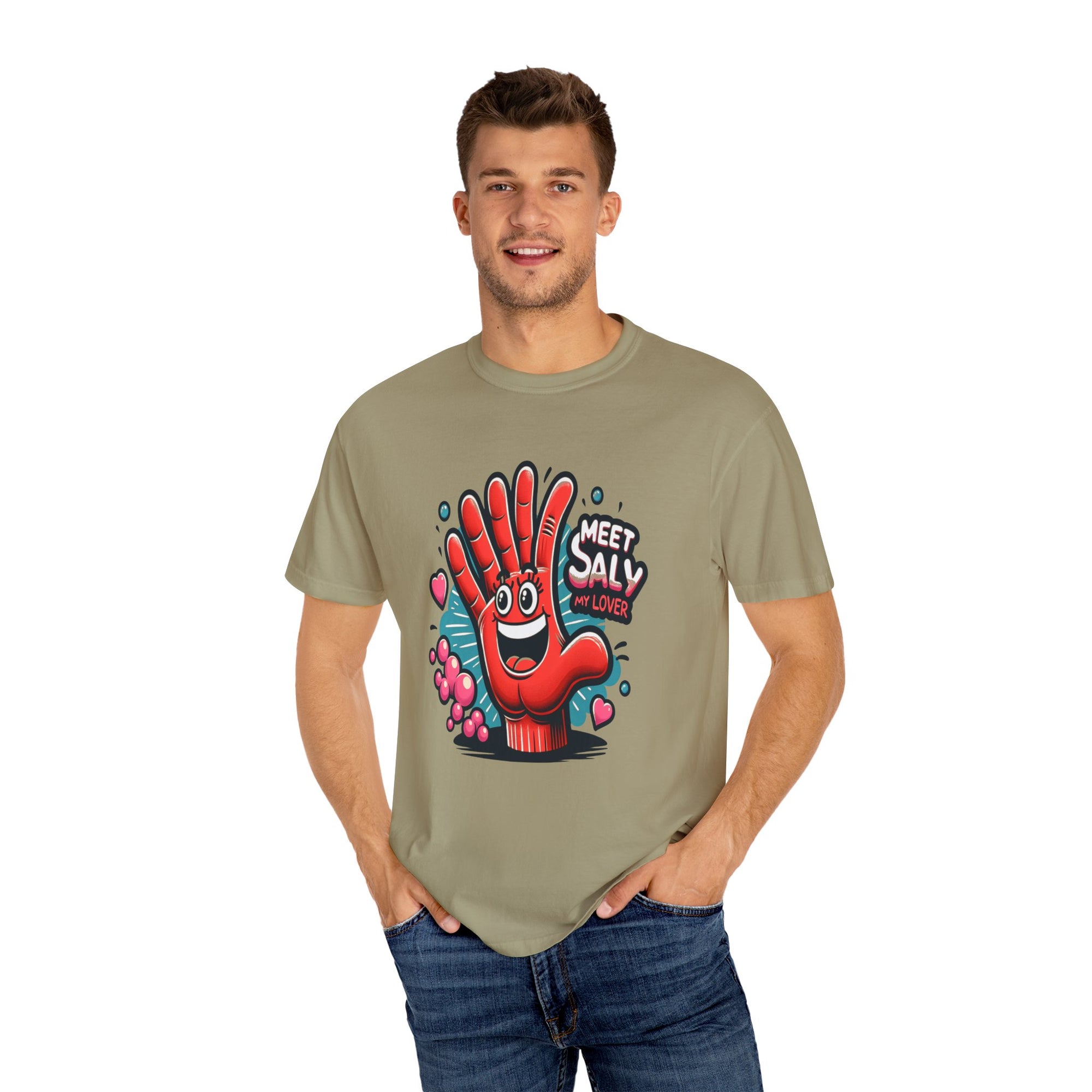 Unisex Funny Hand Graphic Printed T-shirt