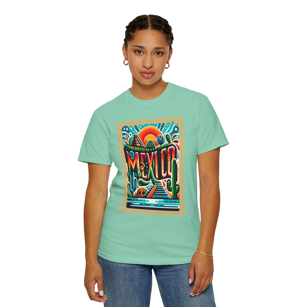 Unisex Mexico Printed T-shirt