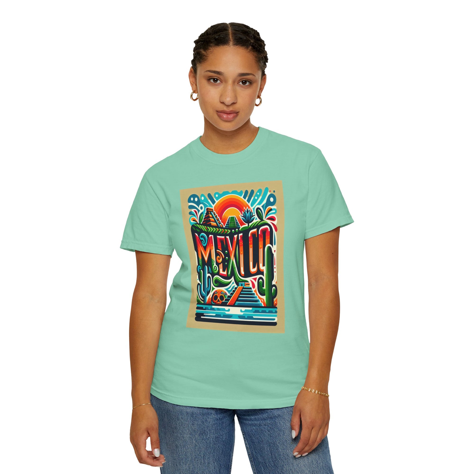 Unisex Mexico Printed T-shirt