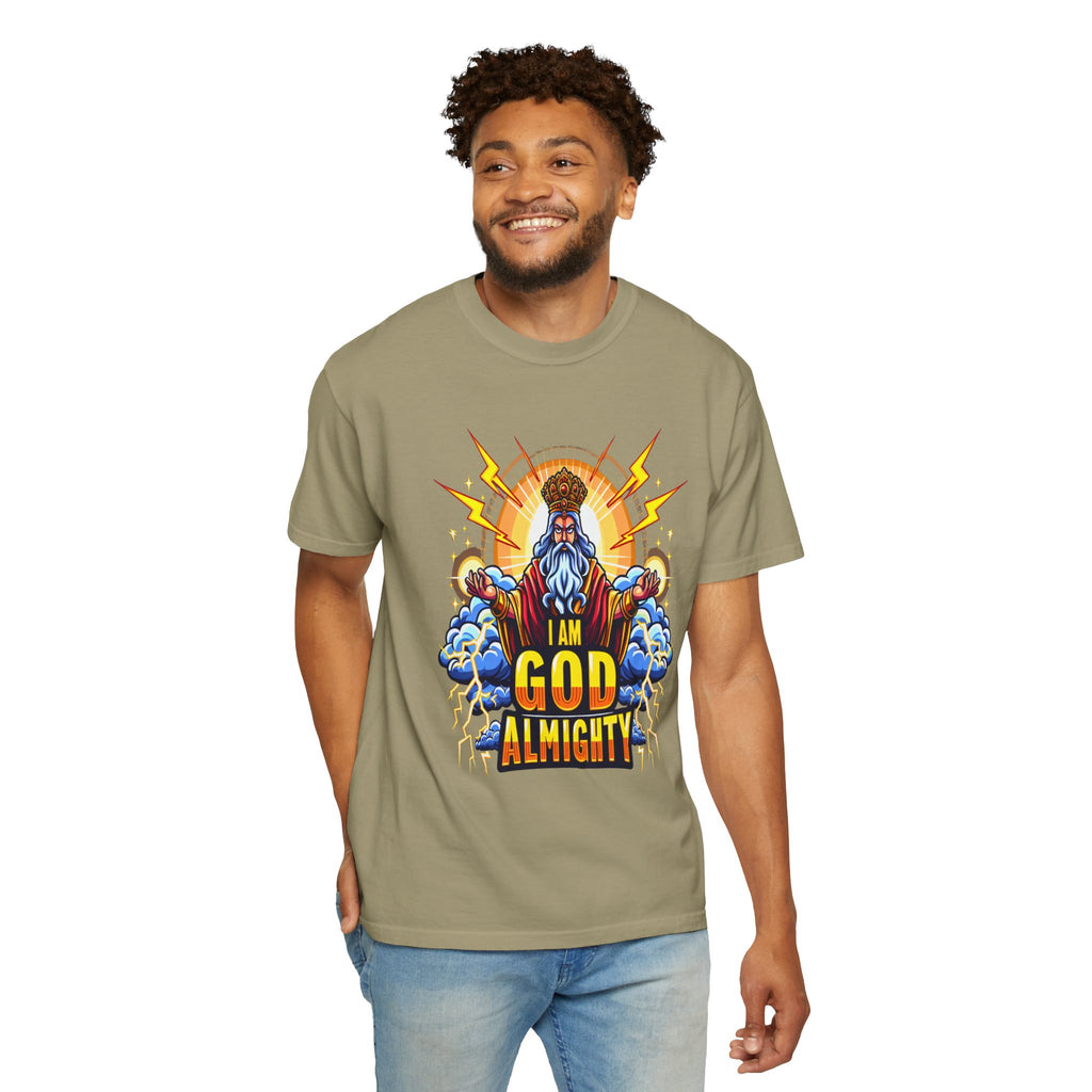 Unisex I am God Graphic Printed T-shirt