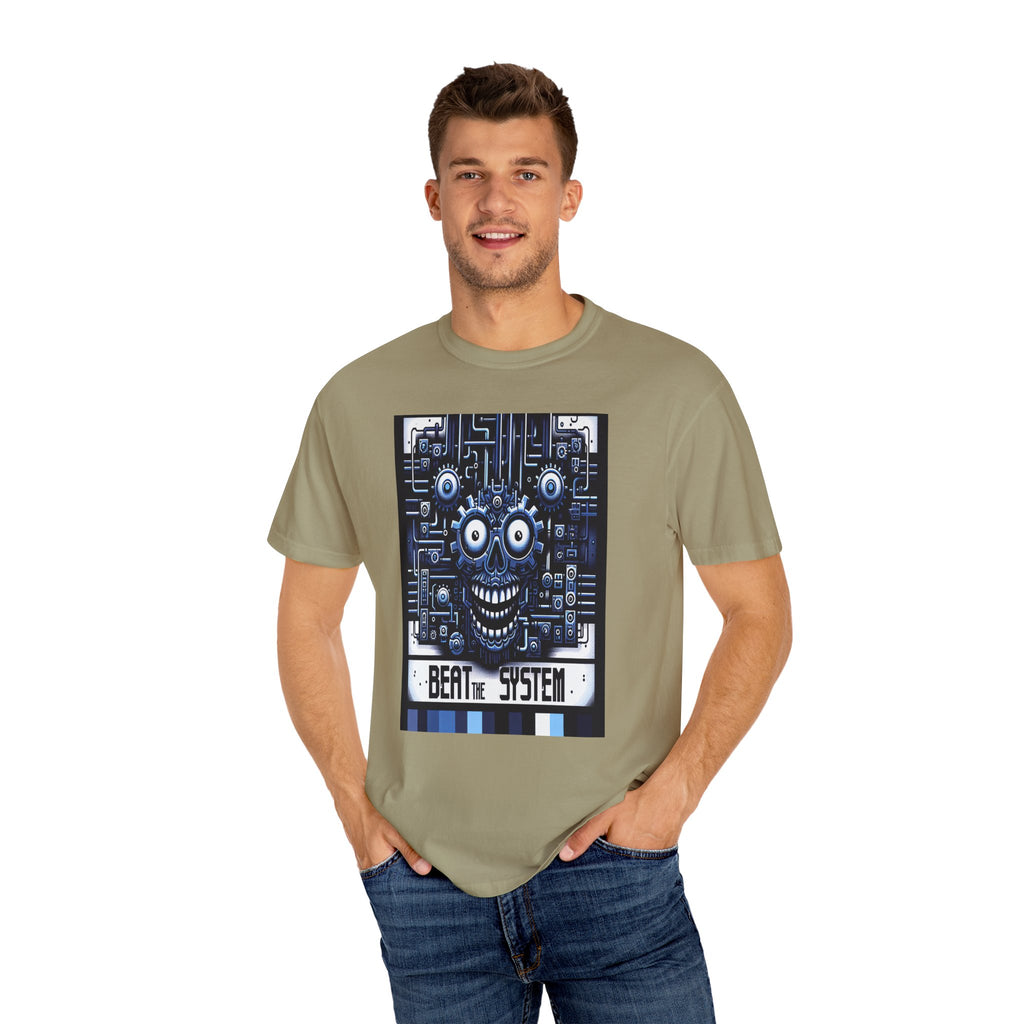 Unisex Beat the System Graphic Printed T-shirt