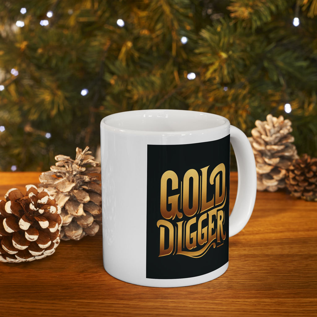 Gold Digger Ceramic Mug, (11oz)