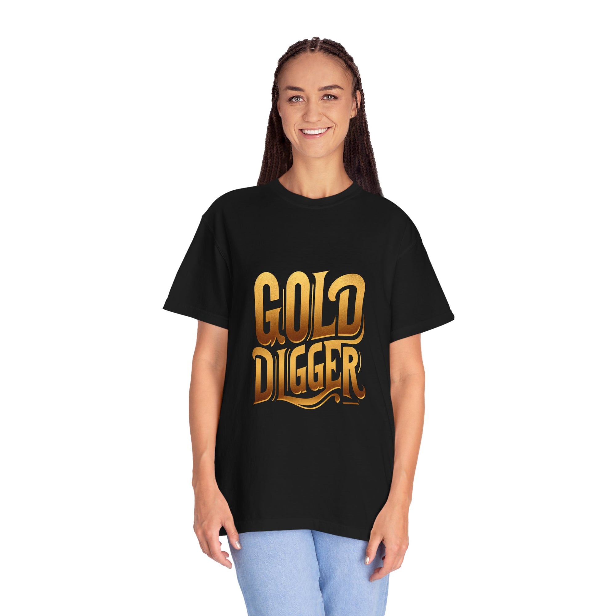 Unisex Garment-Dyed Gold Digger T-shirt
