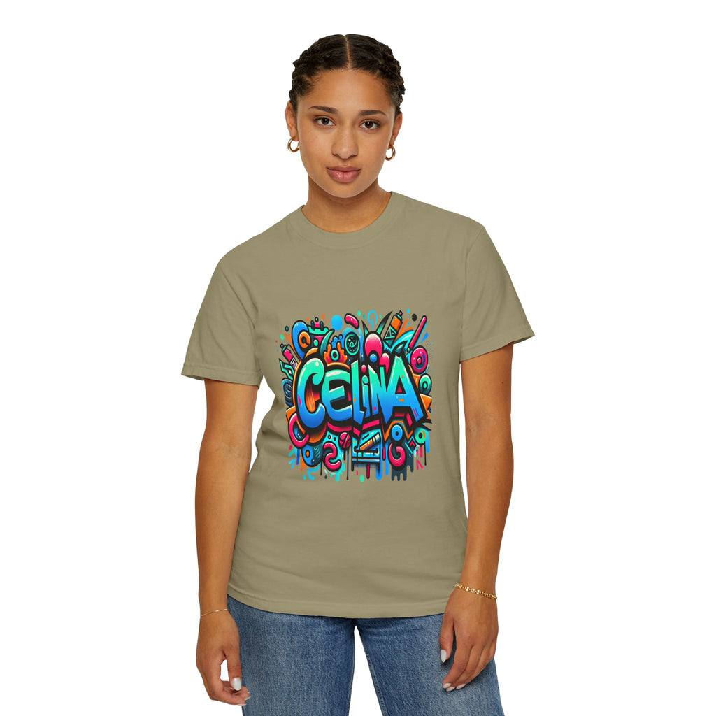 Unisex Name Celina Graphic Printed T-shirt