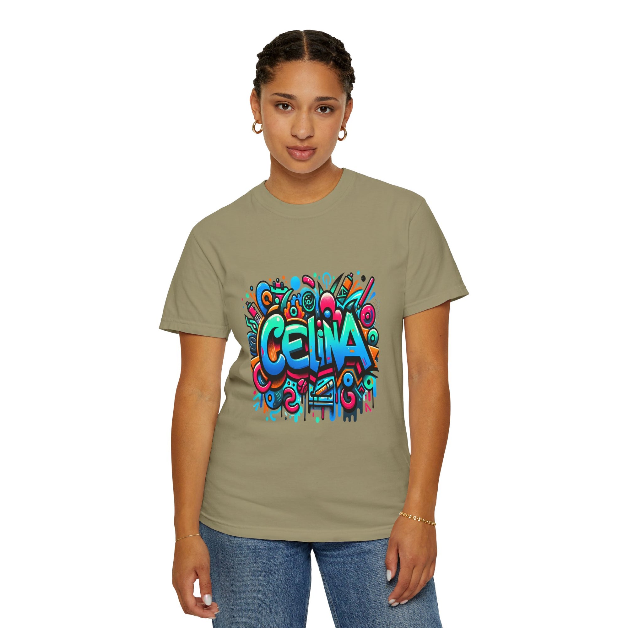 Unisex Name Celina Graphic Printed T-shirt
