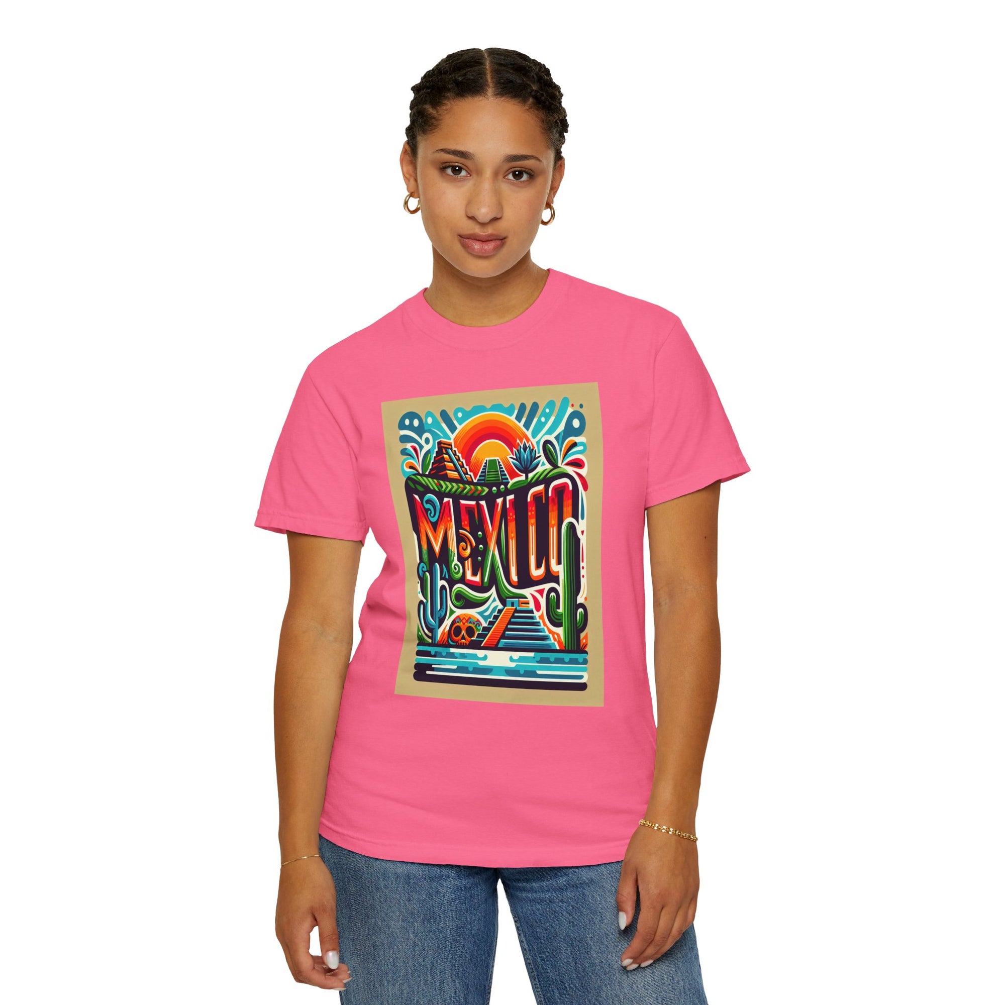Unisex Mexico Printed T-shirt