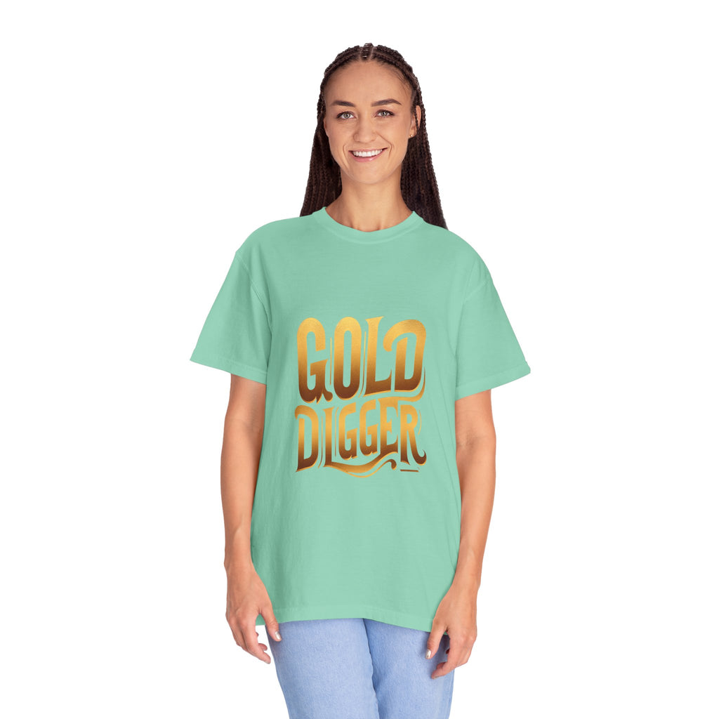 Unisex Garment-Dyed Gold Digger T-shirt