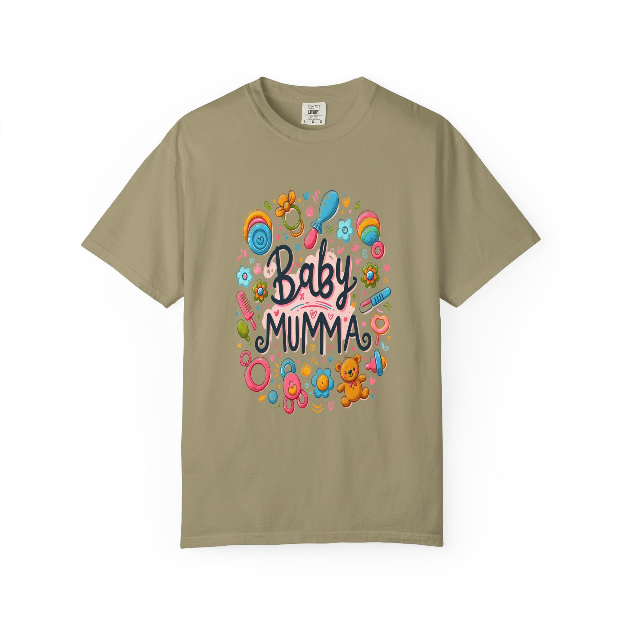 Unisex Garment-Dyed Baby Mumma T-shirt