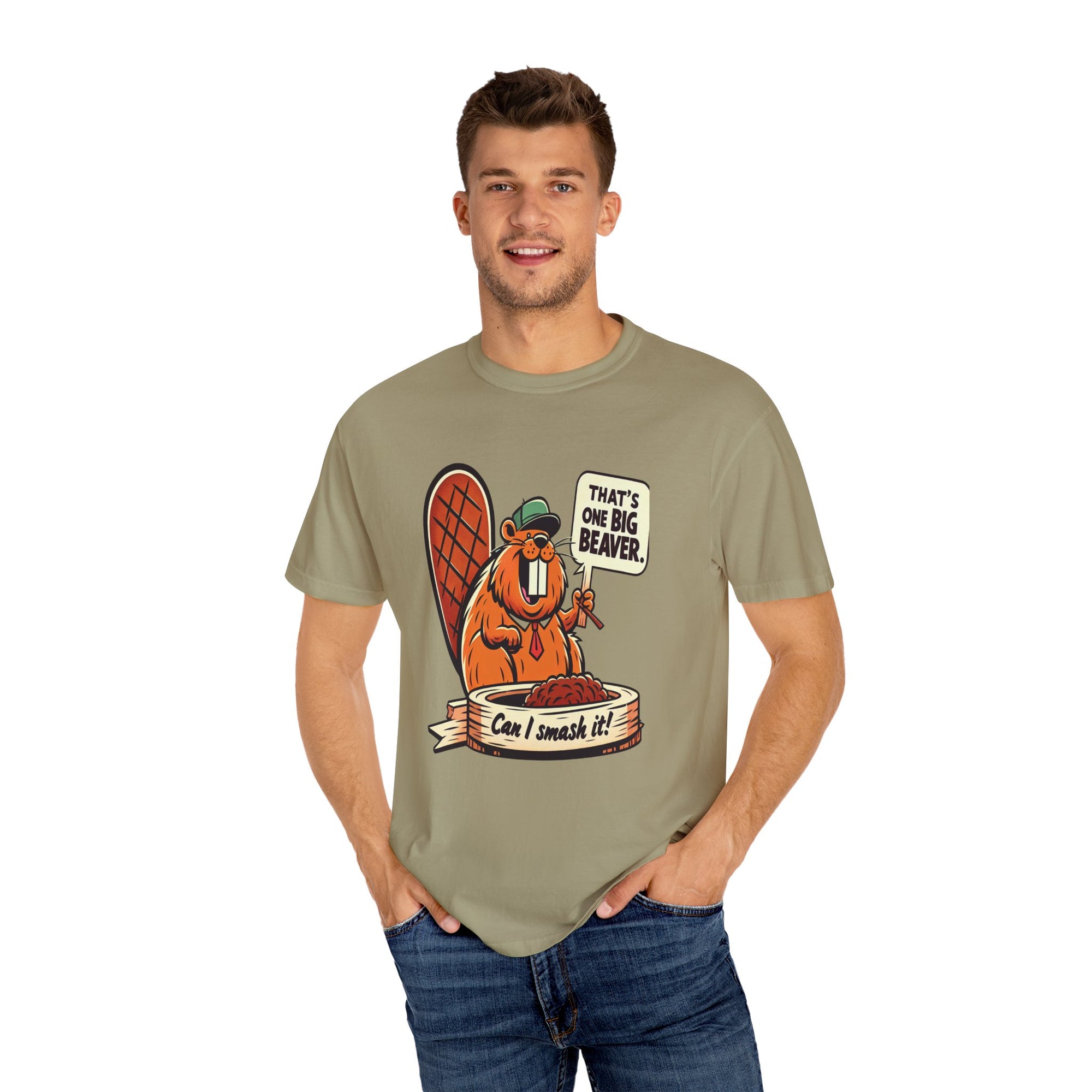 Unisex Big Beaver Graphic Printed T-shirt