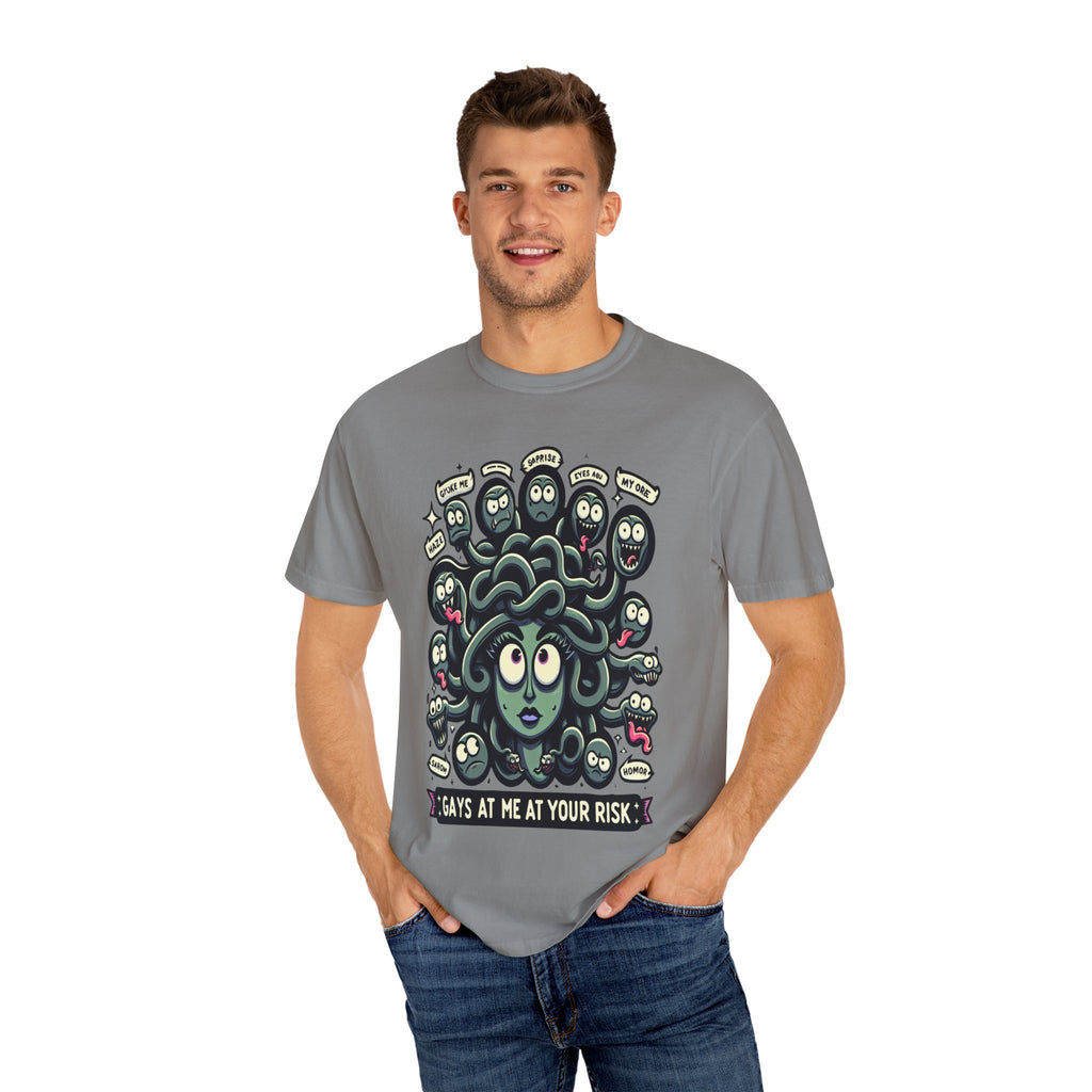 Unisex Medusa Graphic Printed T-shirt