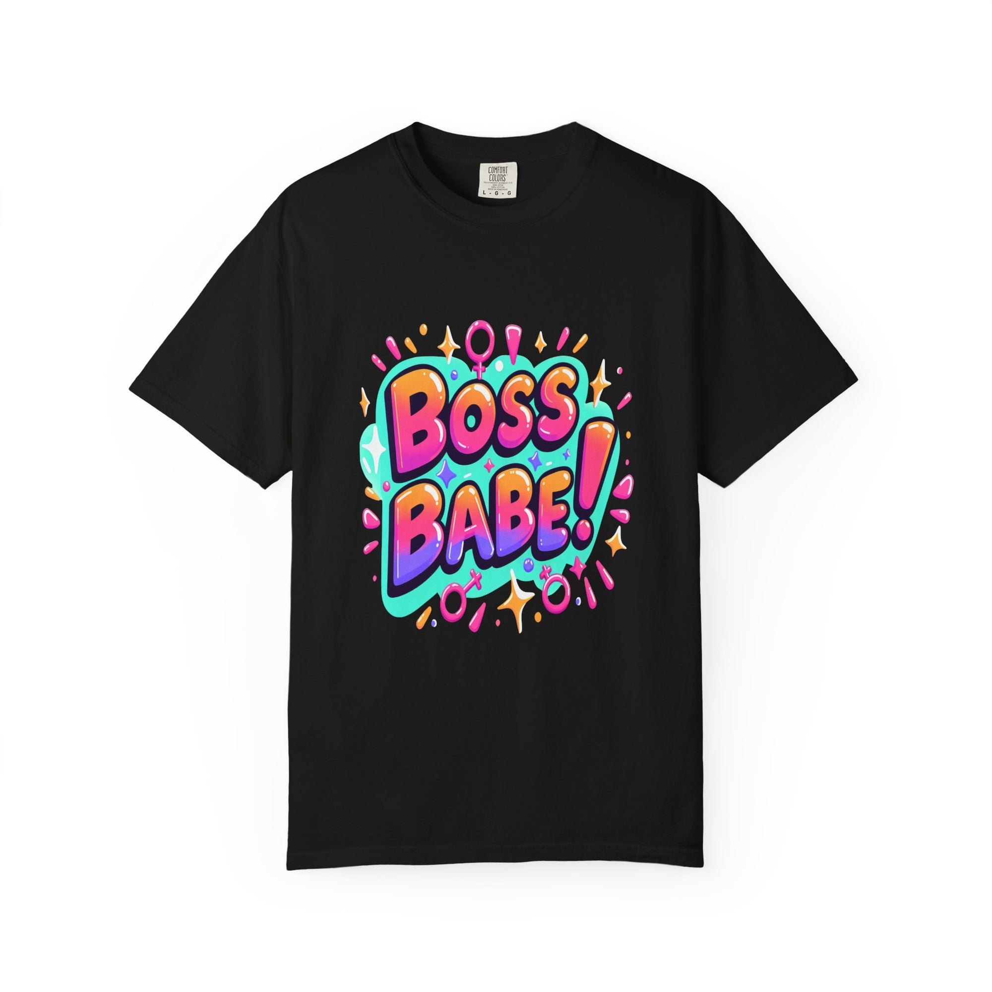 Unisex Garment-Dyed Boss Babe T-shirt