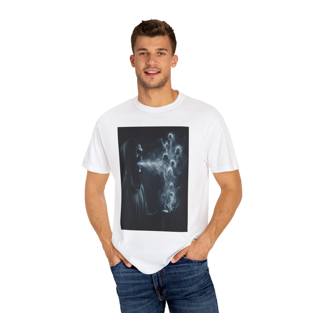 Unisex Grim Reaper Souls Graphic Printed T-shirt