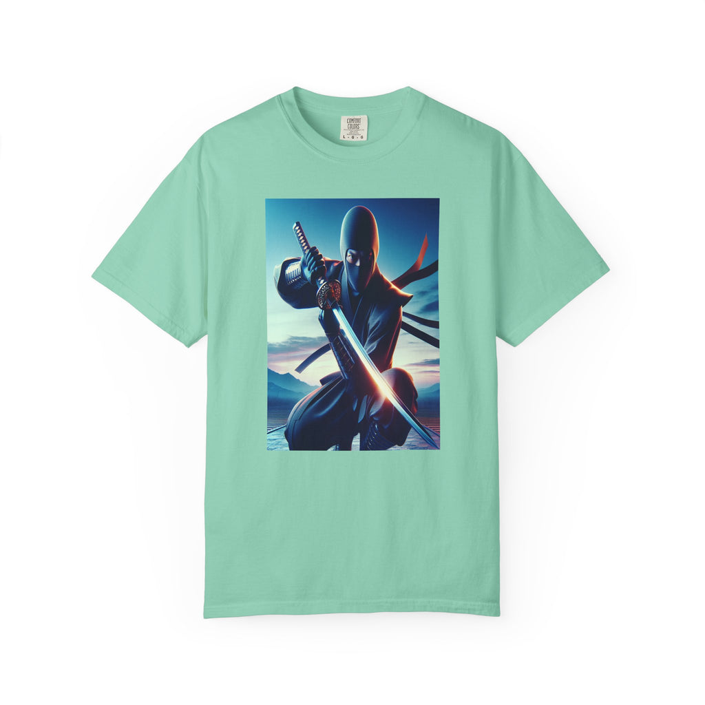 Unisex Ninja Crouch Graphic Printed T-shirt