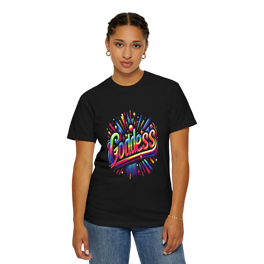 Unisex Garment-Dyed Goddess T-shirt