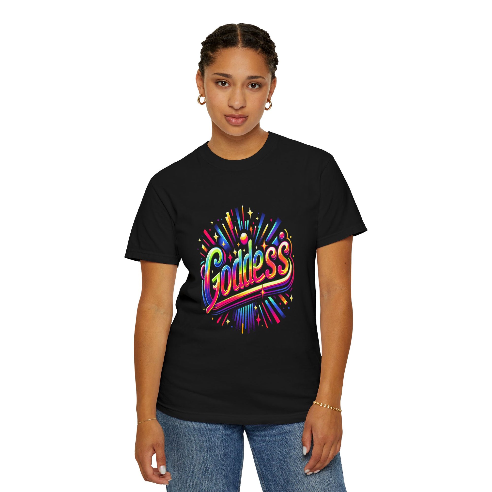 Unisex Garment-Dyed Goddess T-shirt
