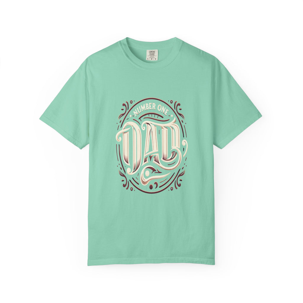 Unisex Garment-Dyed Number One Dad T-shirt