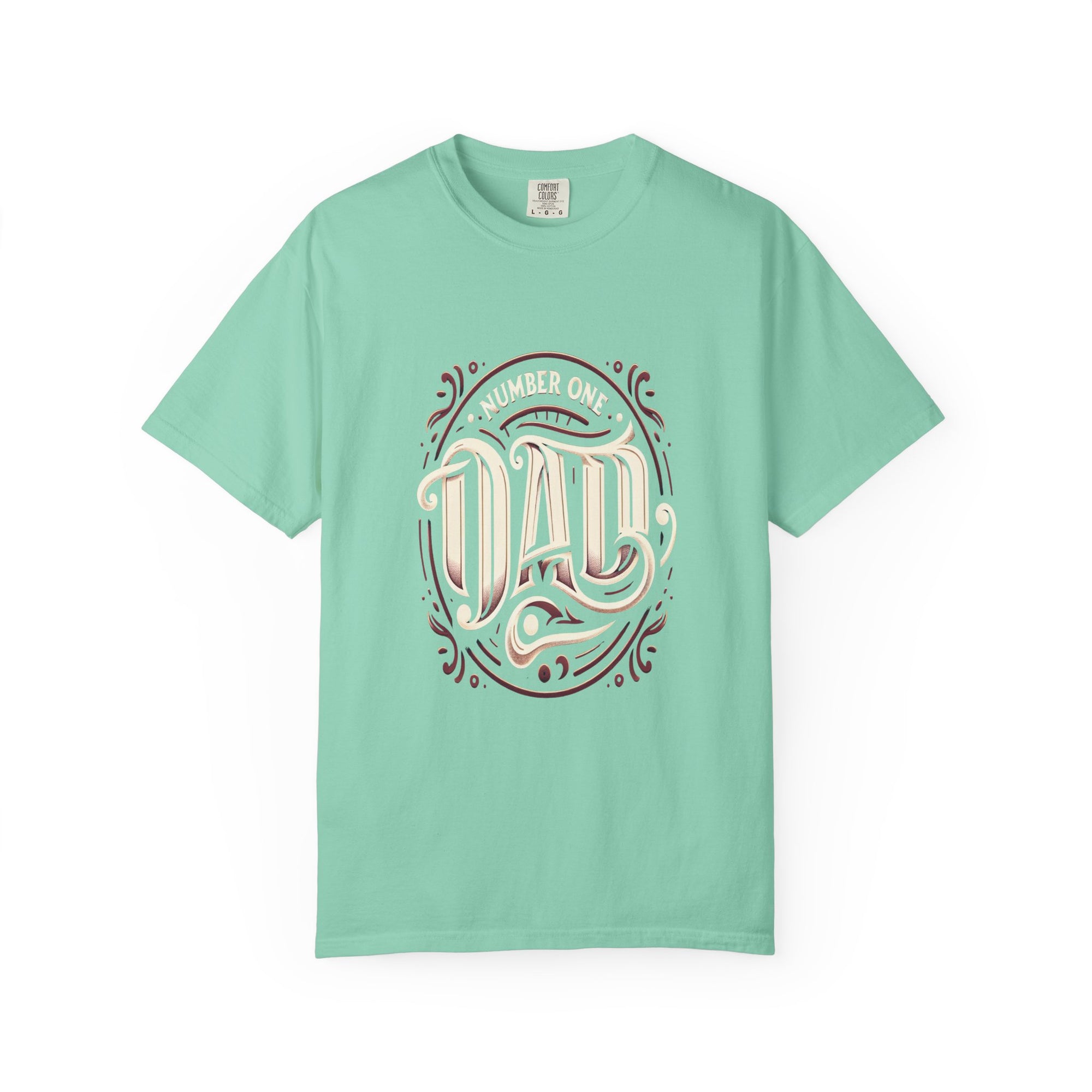 Unisex Garment-Dyed Number One Dad T-shirt