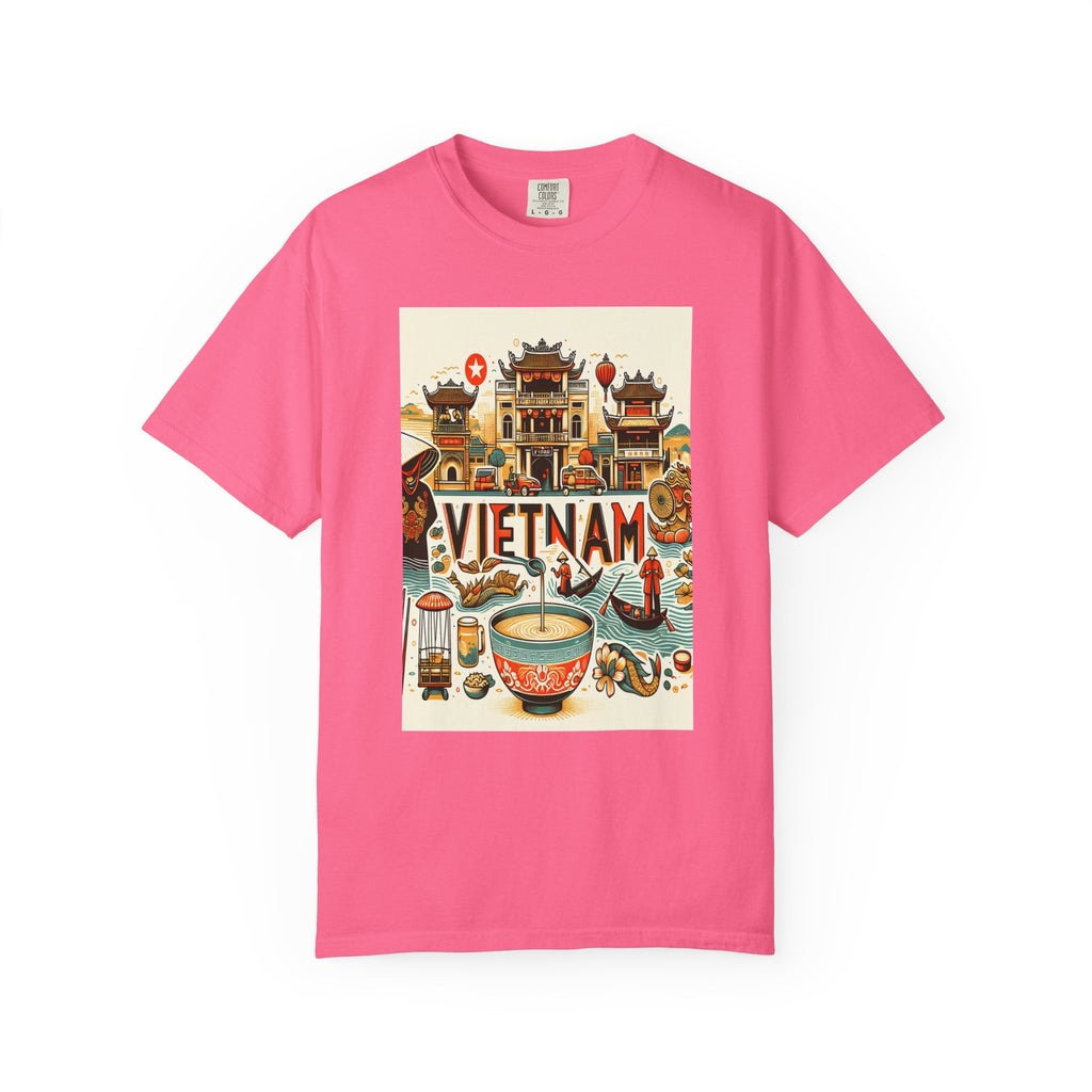 Unisex Vietnam Printed T-shirt
