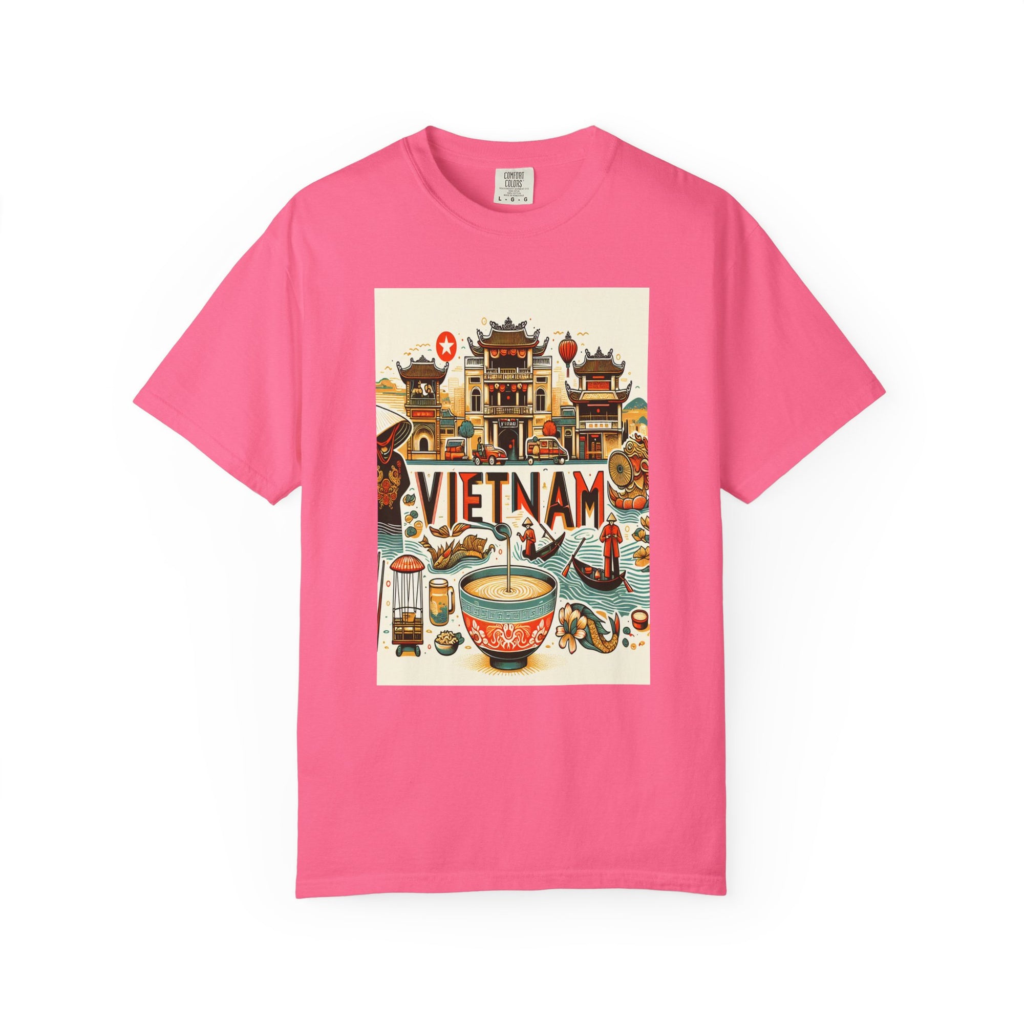 Unisex Vietnam Printed T-shirt