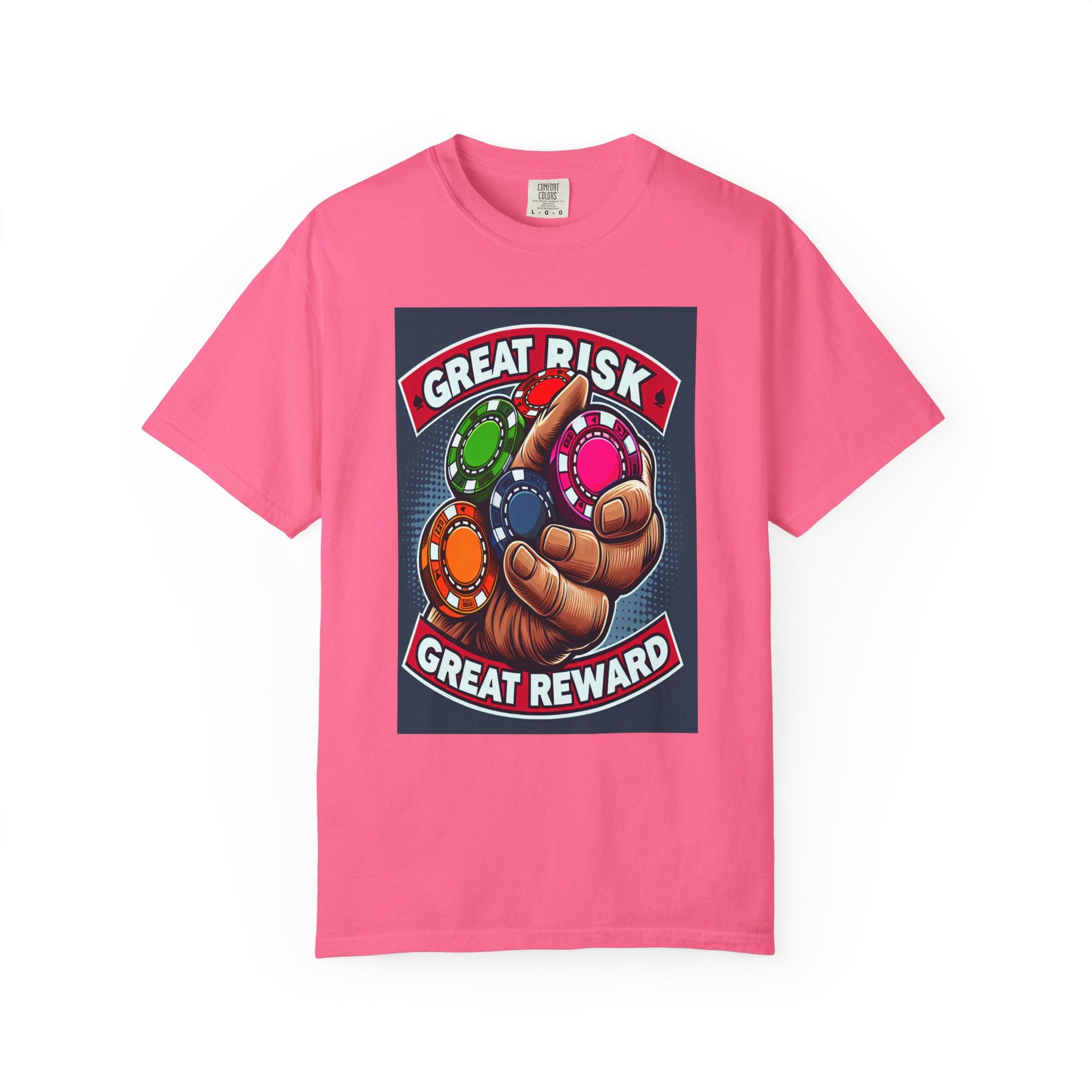 Unisex Gambling Chips Graphic Printed T-shirt