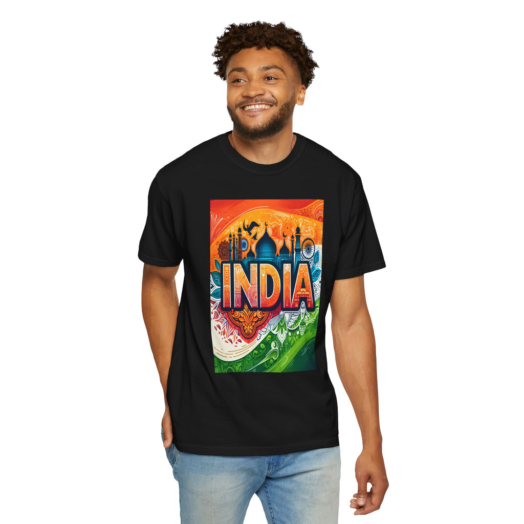 Unisex India Printed T-shirt