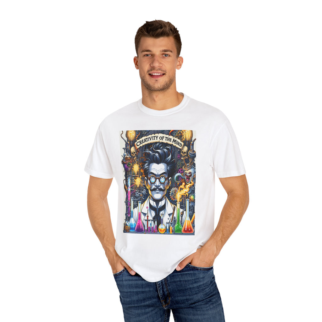 Unisex Mad Scientist Graphic Printed T-shirt