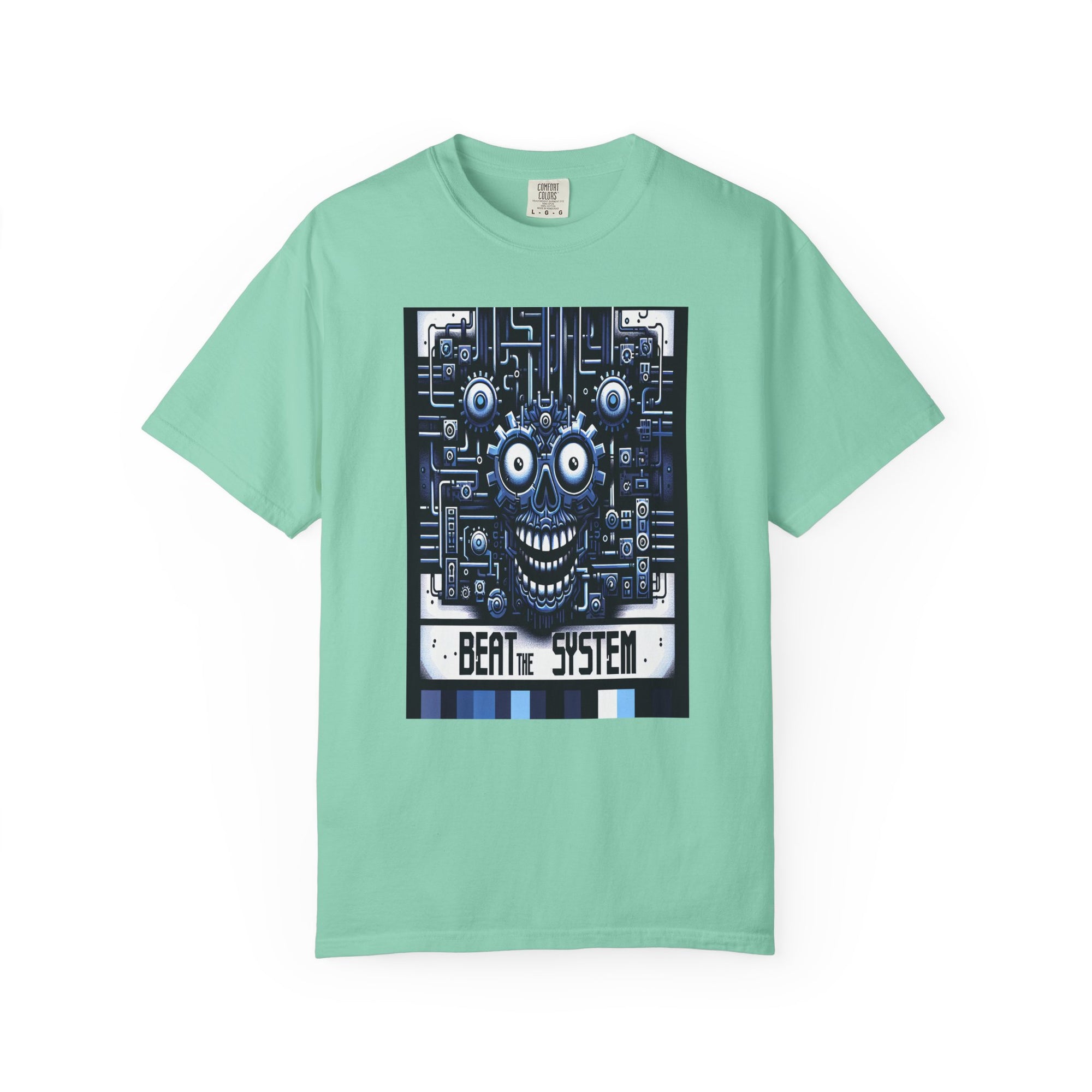 Unisex Beat the System Graphic Printed T-shirt