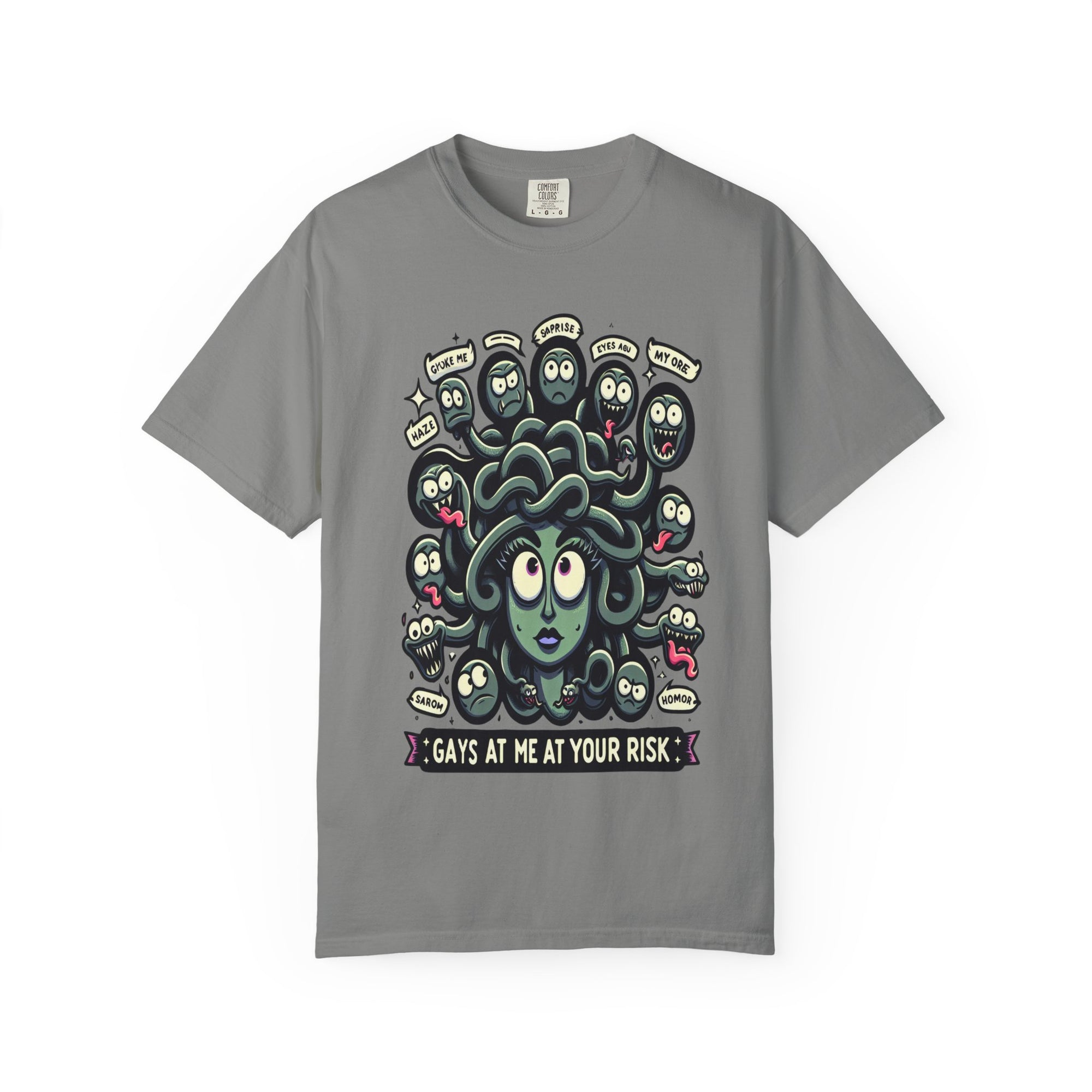 Unisex Medusa Graphic Printed T-shirt