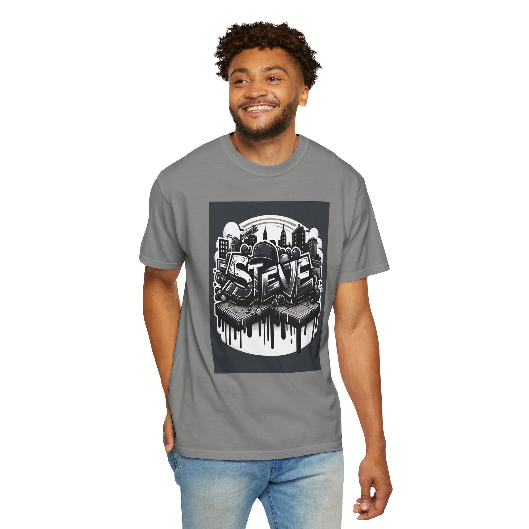 Unisex Name Steve Graphic Printed T-shirt