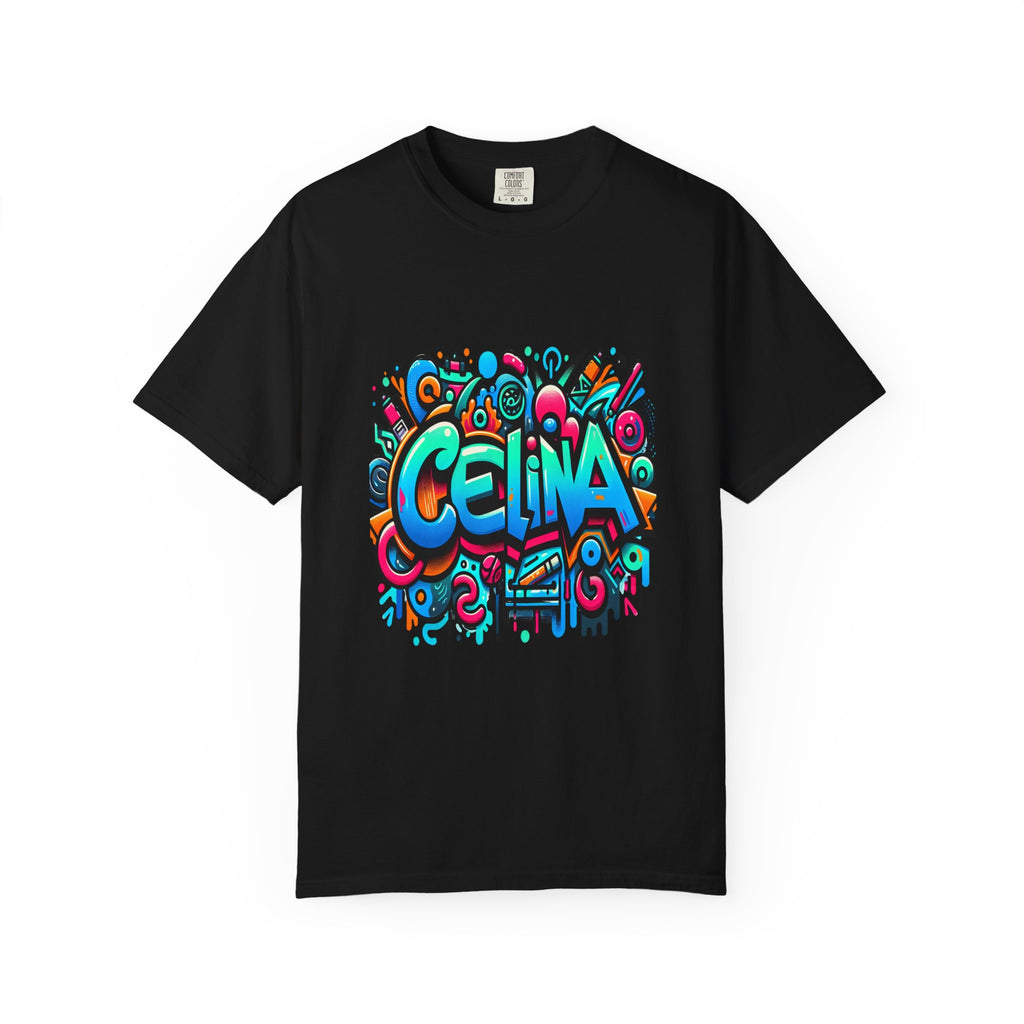 Unisex Name Celina Graphic Printed T-shirt