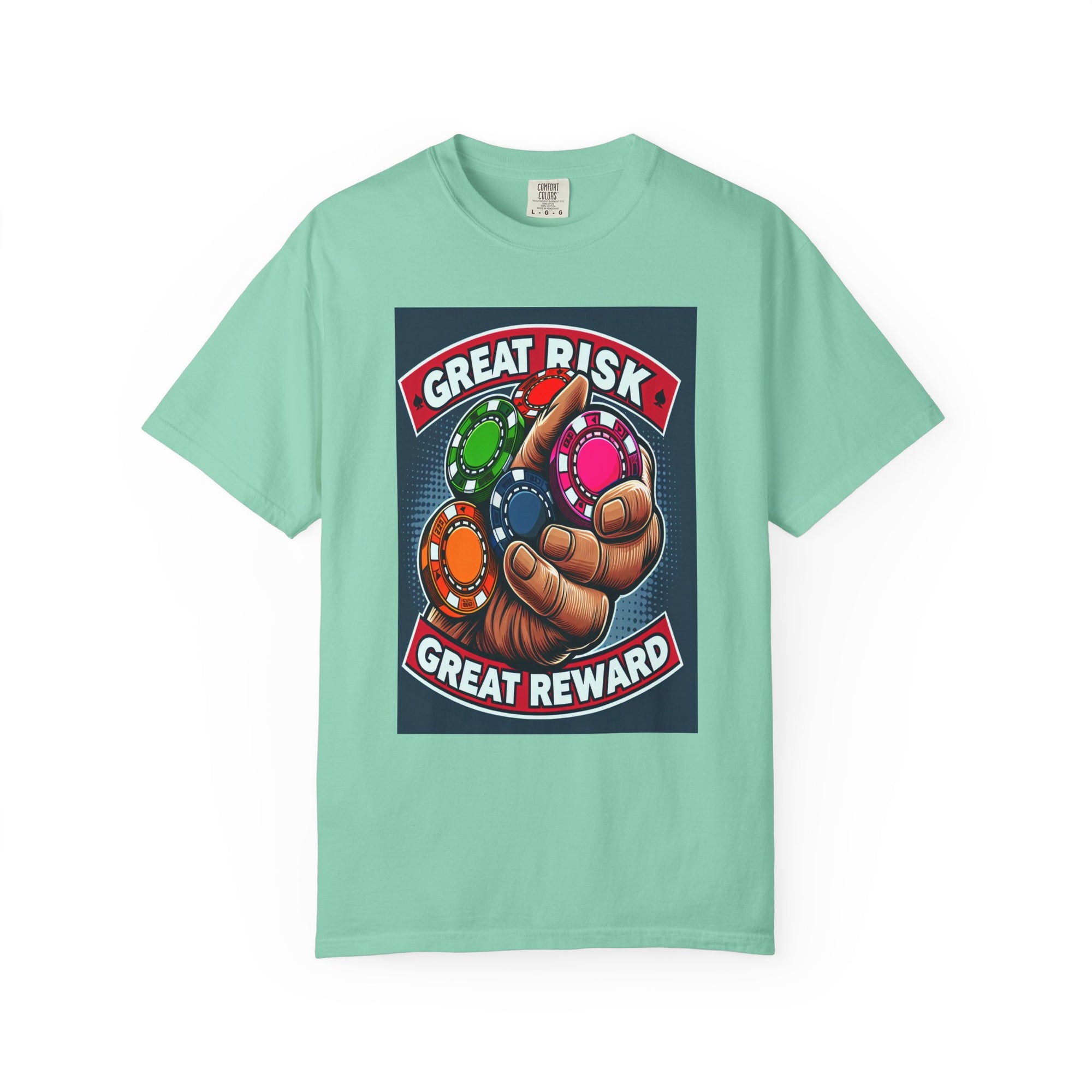 Unisex Gambling Chips Graphic Printed T-shirt