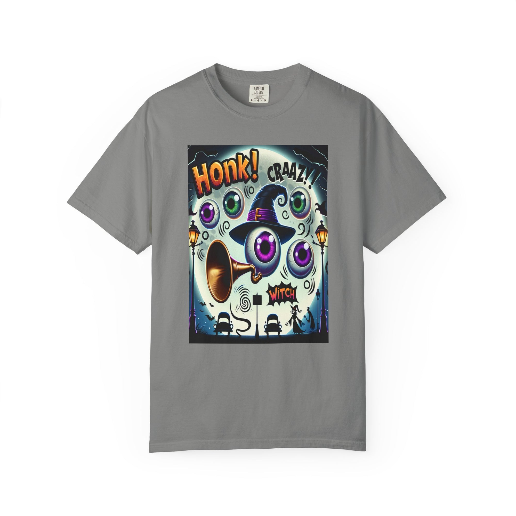 Unisex Crazy Witch Graphic Printed T-shirt