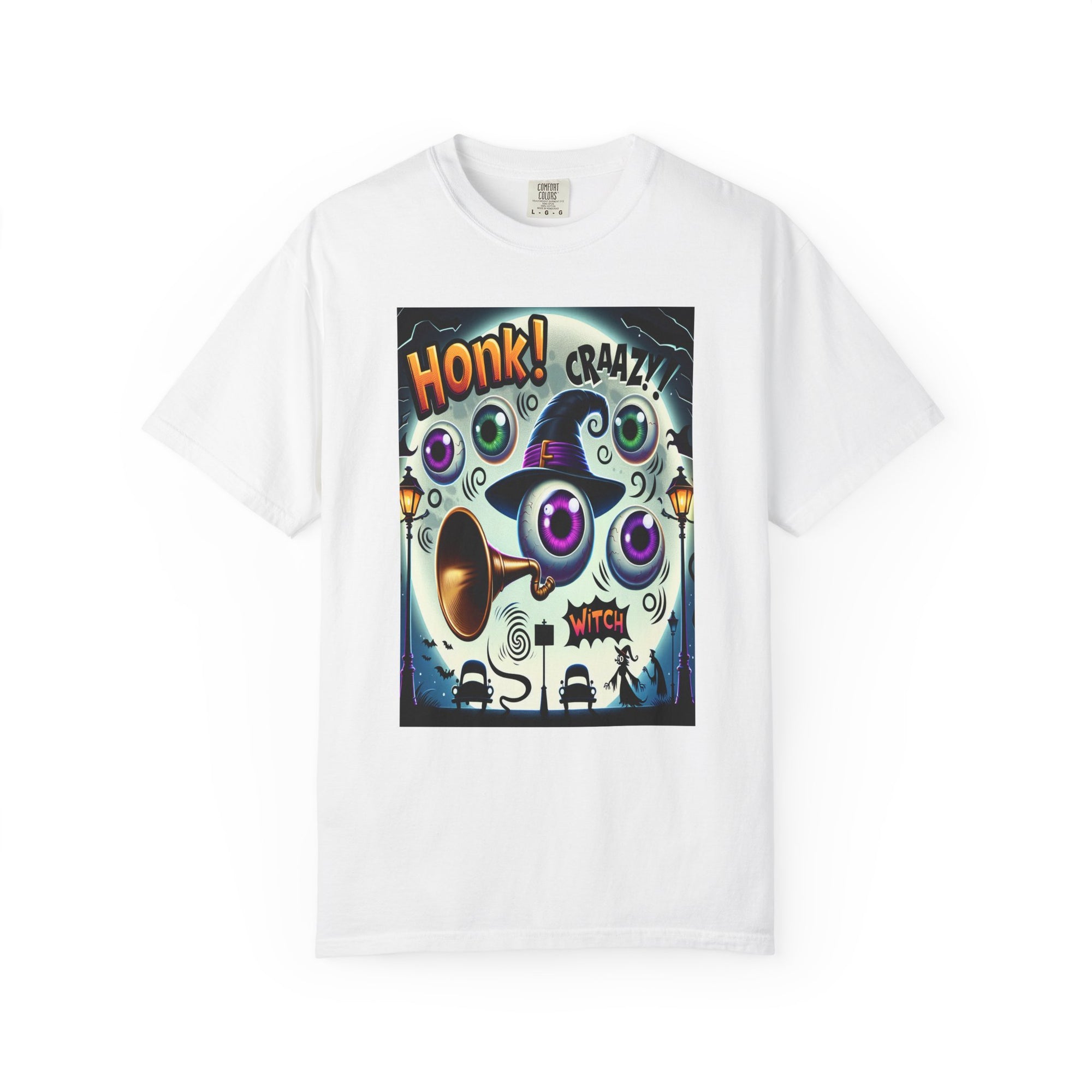 Unisex Crazy Witch Graphic Printed T-shirt