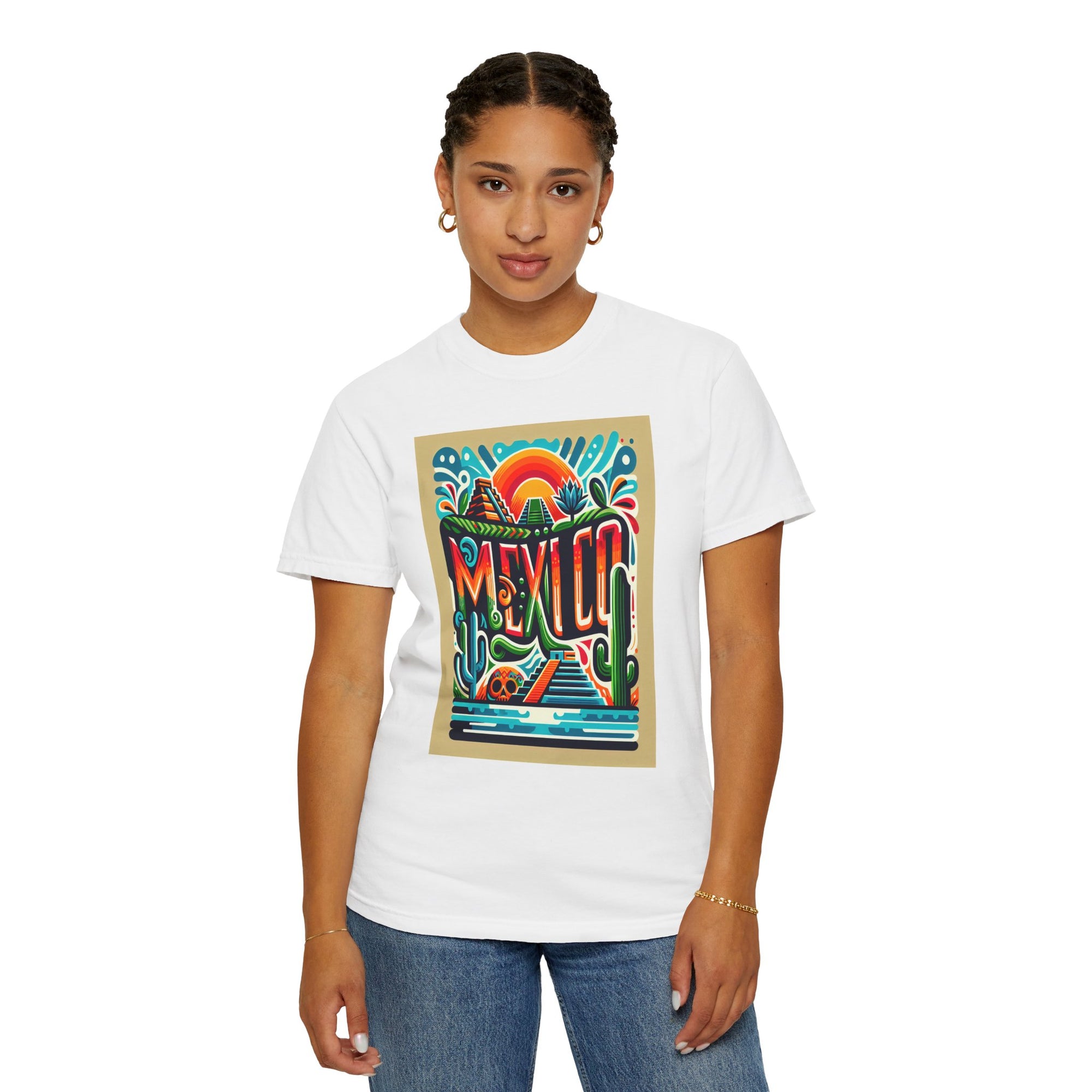 Unisex Mexico Printed T-shirt