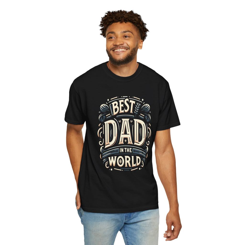 Unisex Garment-Dyed Best Dad T-shirt