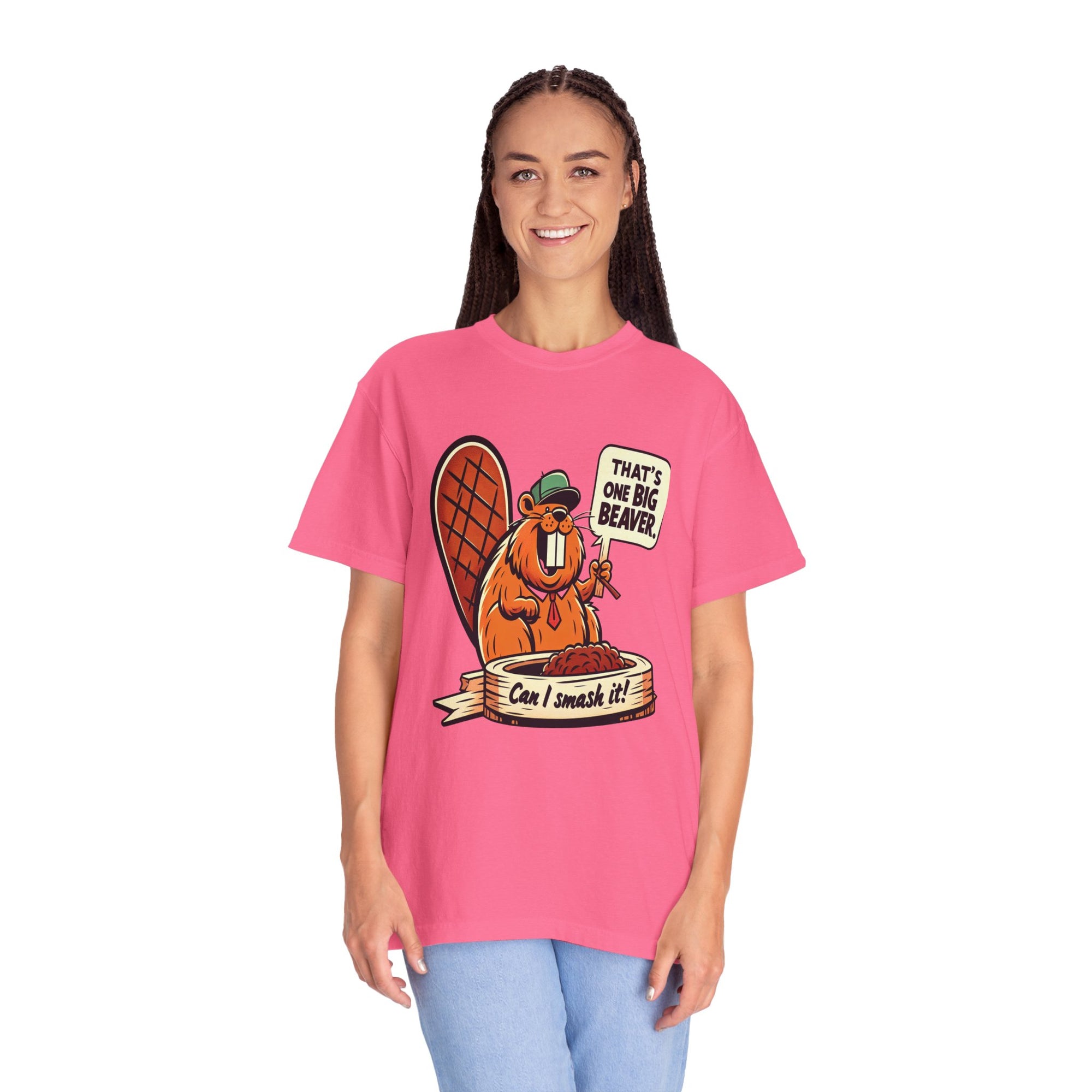 Unisex Big Beaver Graphic Printed T-shirt
