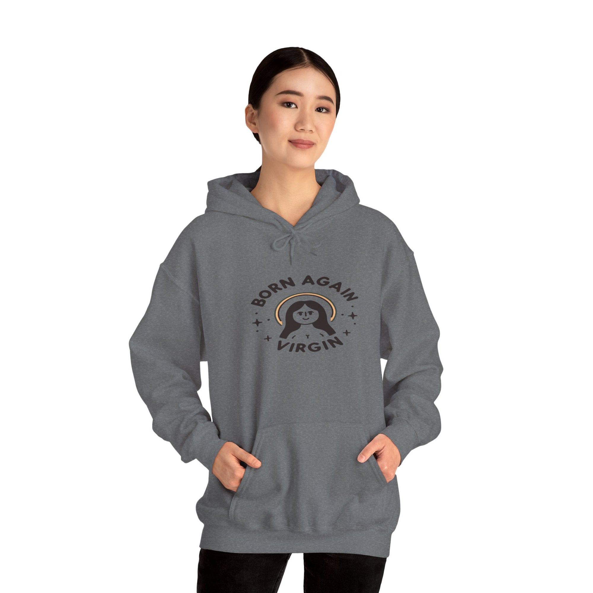 Unisex Heavy Blend™ Born Again Virgin Hoodie