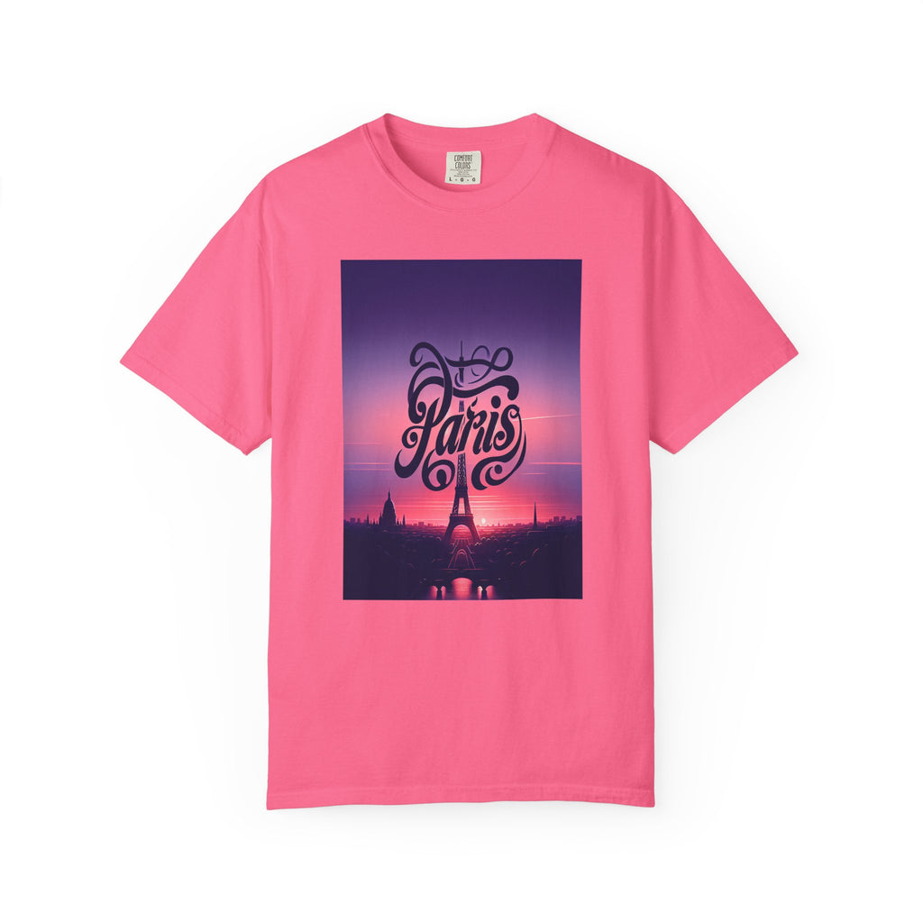 Unisex Paris Printed T-shirt